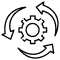 Streamlined Processes Icon